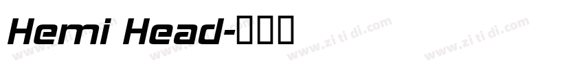 Hemi Head字体转换